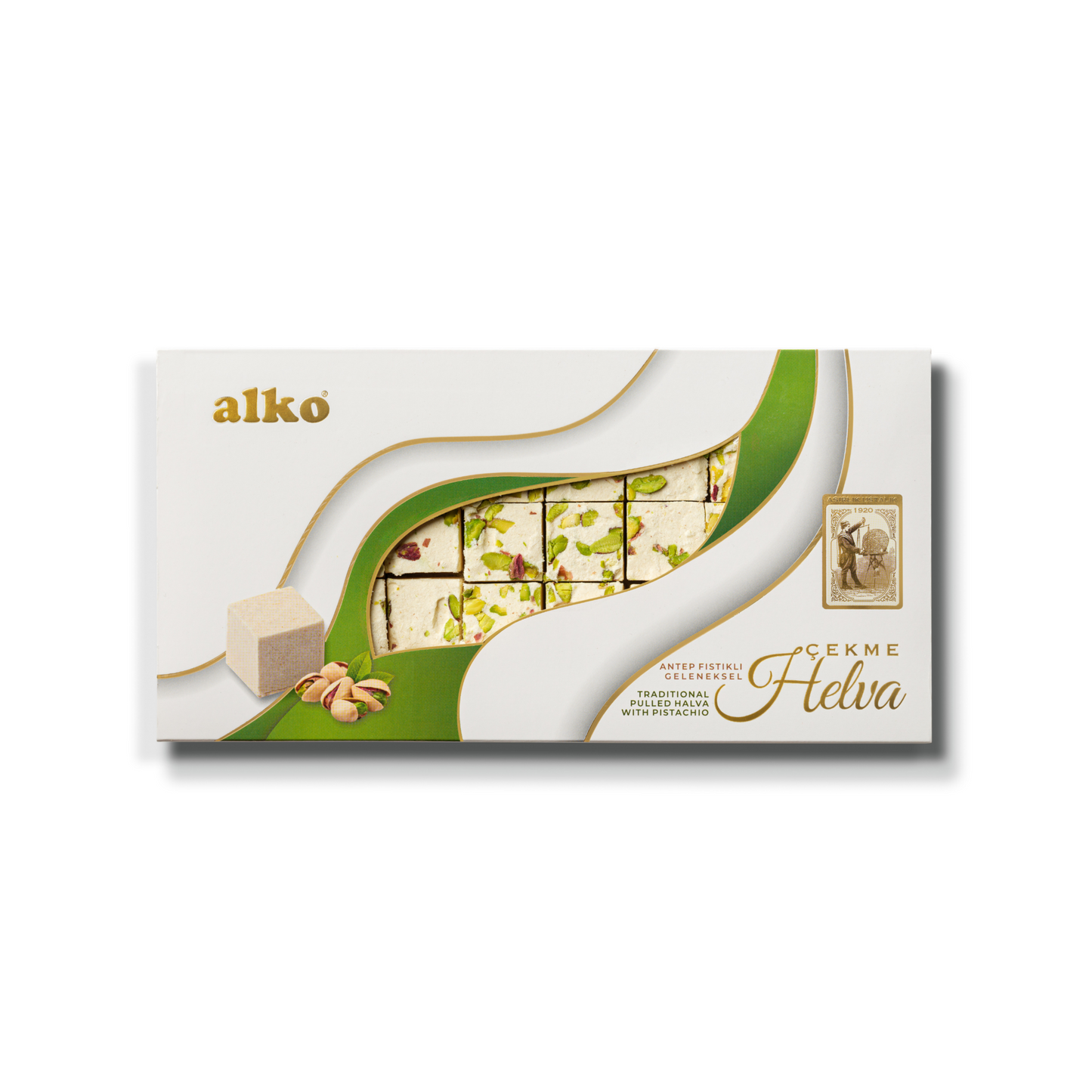 Antep Fıstıklı Çekme Helva 400 gr