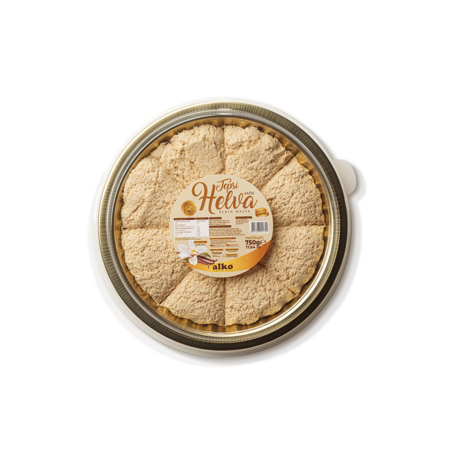 Tepsi Tahin Helva Sade 750 gr