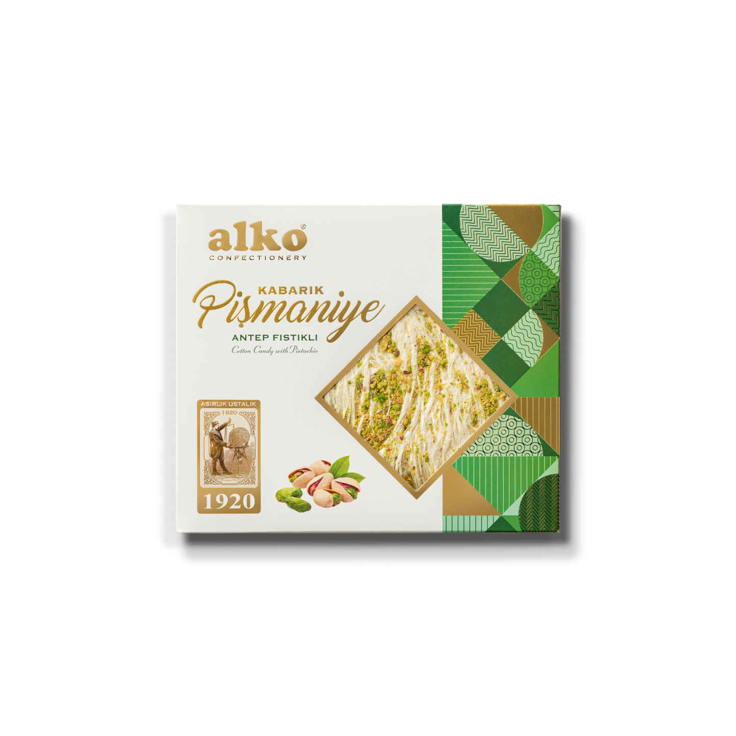 Kabarık Pişmaniye Antep Fıstıklı 250 gr