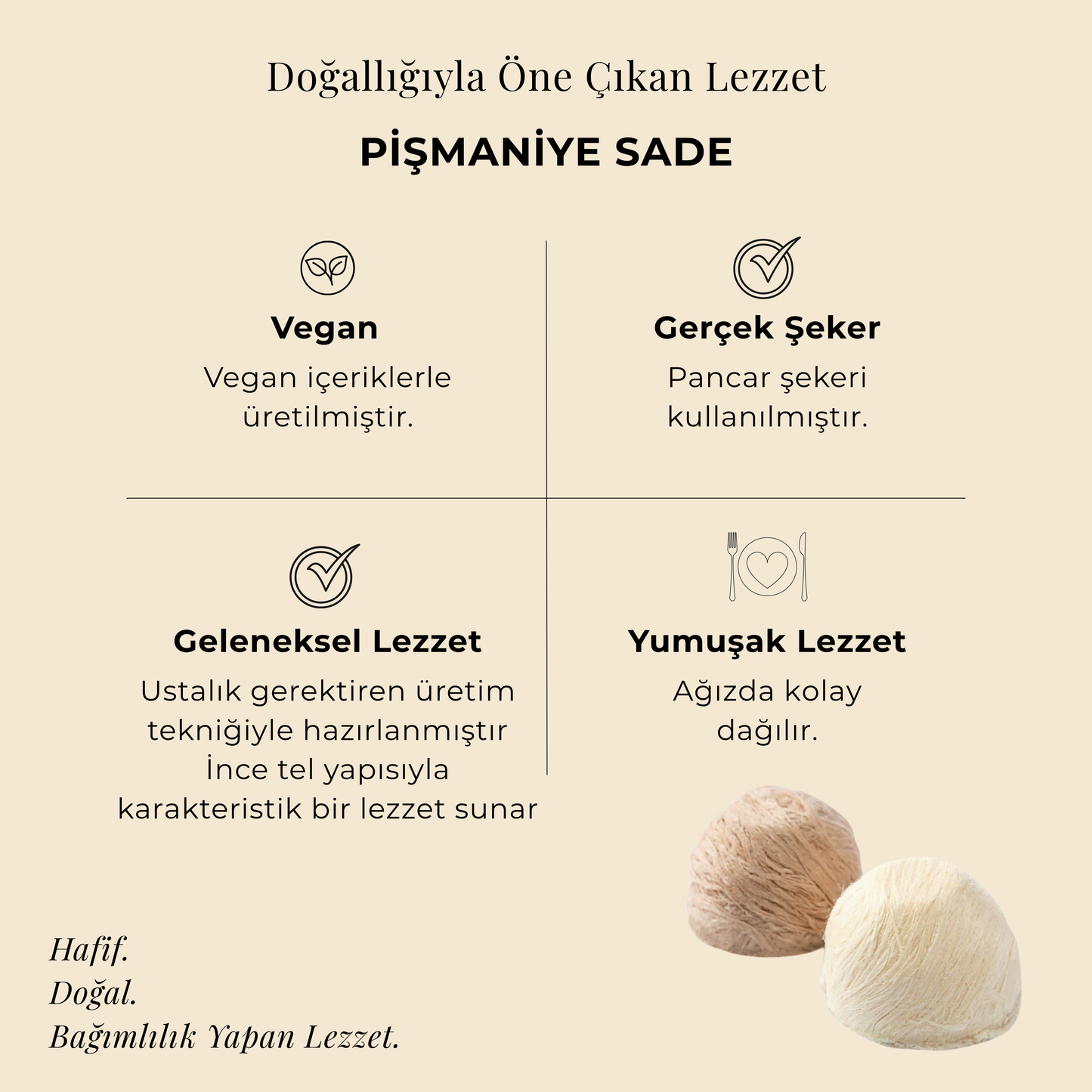 Pişmaniye Sade 450 gr