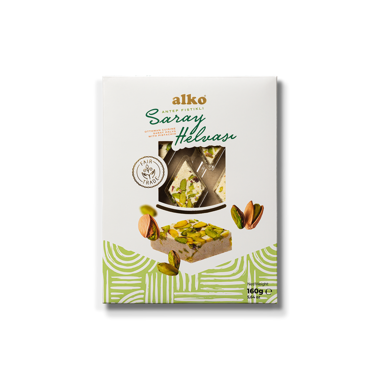 Saray Helvası Antep Fıstıklı 160 gr