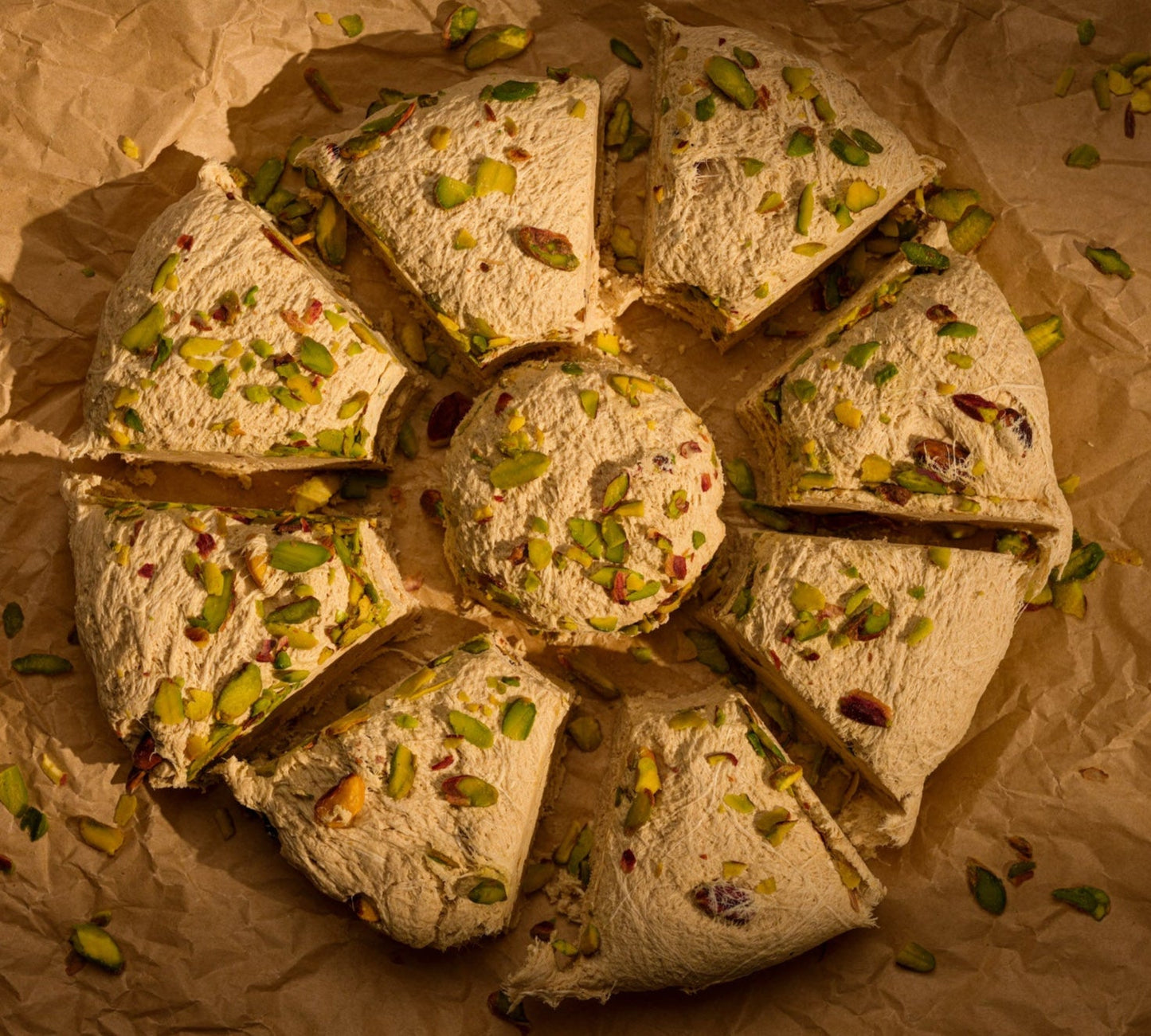 Tepsi Tahin Helva Antep Fıstıklı 750 gr