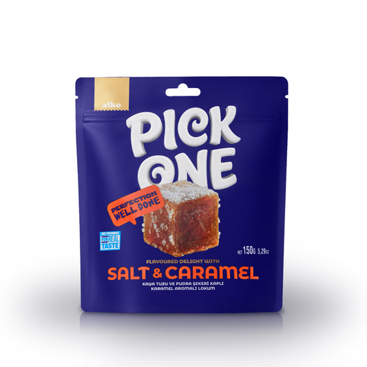 Tuzlu Karamel Aromalı Lokum 150 gr