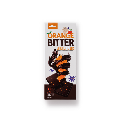 Portakallı Bitter Tablet Çikolata 100 gr