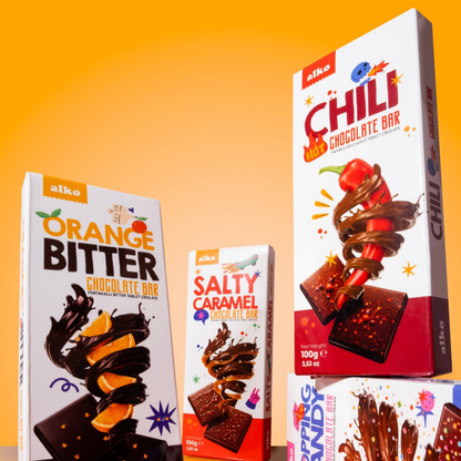 Patlayan Şekerli Sütlü Tablet Çikolata 100 gr