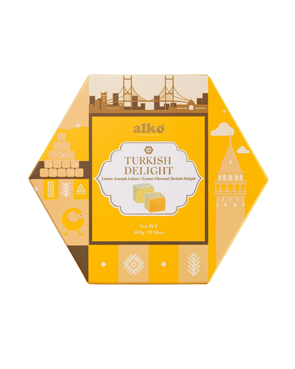 Alko Pudra Şekeri Kaplı Limon Aromalı Lokum 300 gr