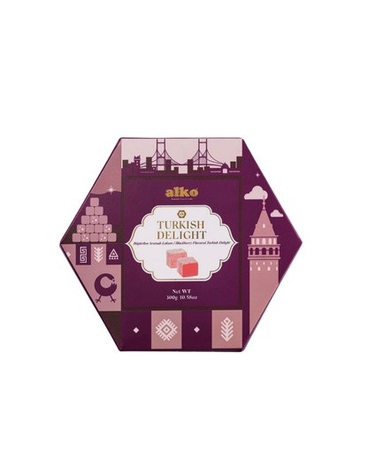 Alko Pudra Şekeri Kaplı Böğürtlen Aromalı Lokum 300 gr