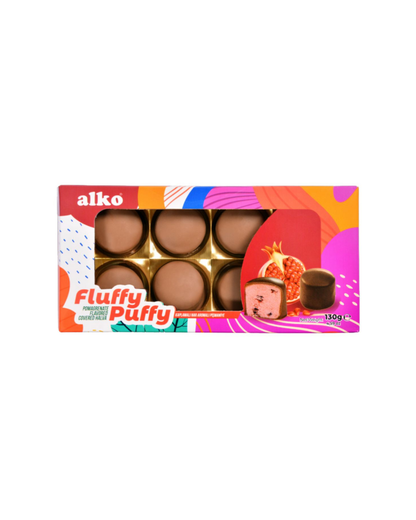 Fluffy Puffy Kaplamalı Nar Aromalı Pişmaniye 130 gr