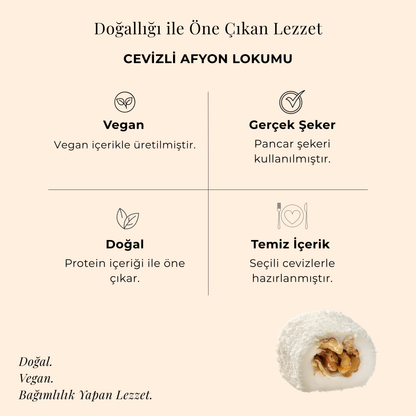 Cevizli Afyon Lokumu 400 gr