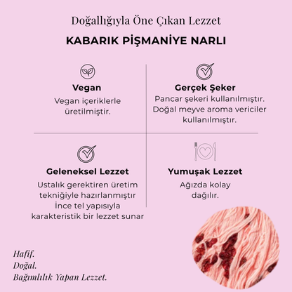 Kabarık Pişmaniye Narlı  250 gr