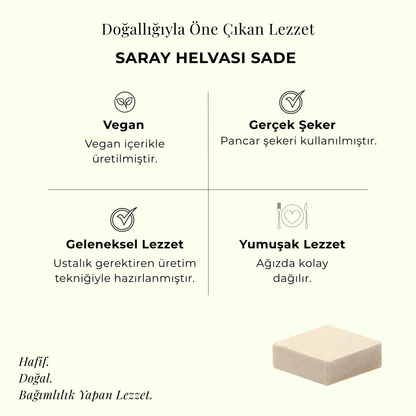 Sweet Bites Saray Helvası Sade 120 gr