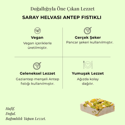 Sweet Bites Saray Helvası Antep Fıstıklı 120 gr