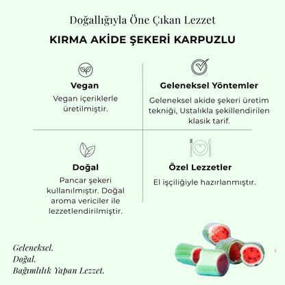 Candy Pops  Kırma Akide Şekeri Karpuzlu 50 gr