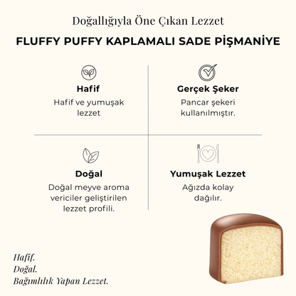 Fluffy Puffy Kaplamalı Pişmaniye Sade 130 gr