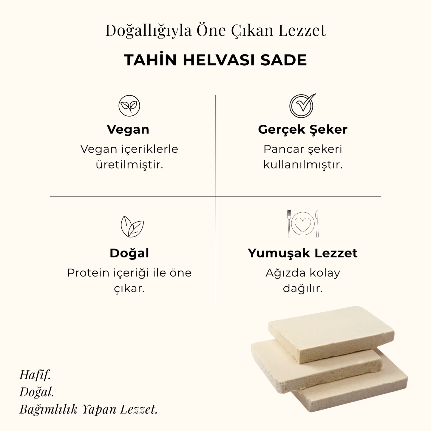 Tahin Helvası Sade 80 gr