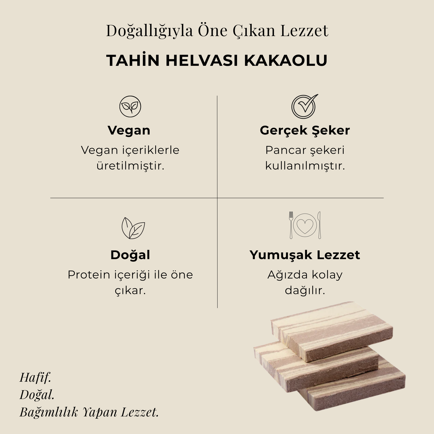 Tahin Helvası Kakaolu 200 gr