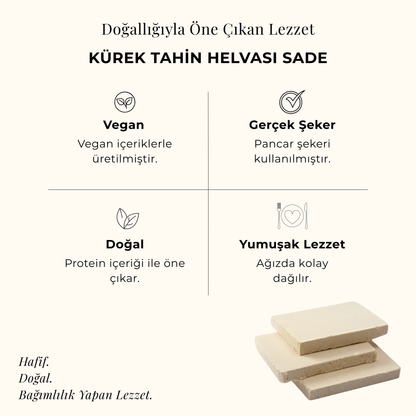 Kürek Tahin Helvası Sade 500 gr