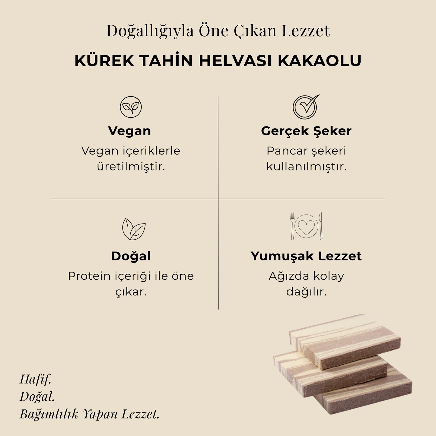 Kürek Tahin Helvası Kakaolu 500 gr