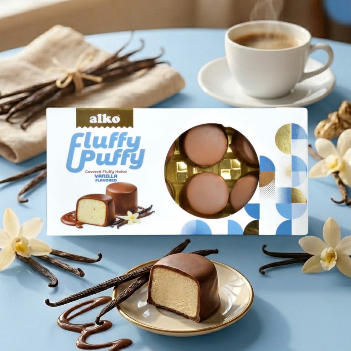 Fluffy Puffy Kaplamalı Pişmaniye Sade 130 gr