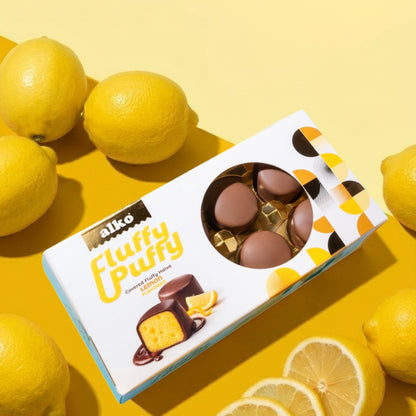 Fluffy Puffy Kaplamalı Pişmaniye Limonlu 130 gr