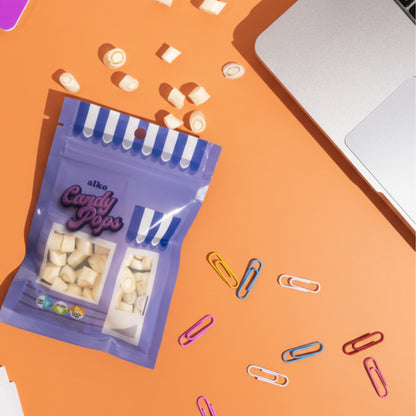 Candy Pops  Kırma Akide Şekeri Damla Sakızlı 50 gr