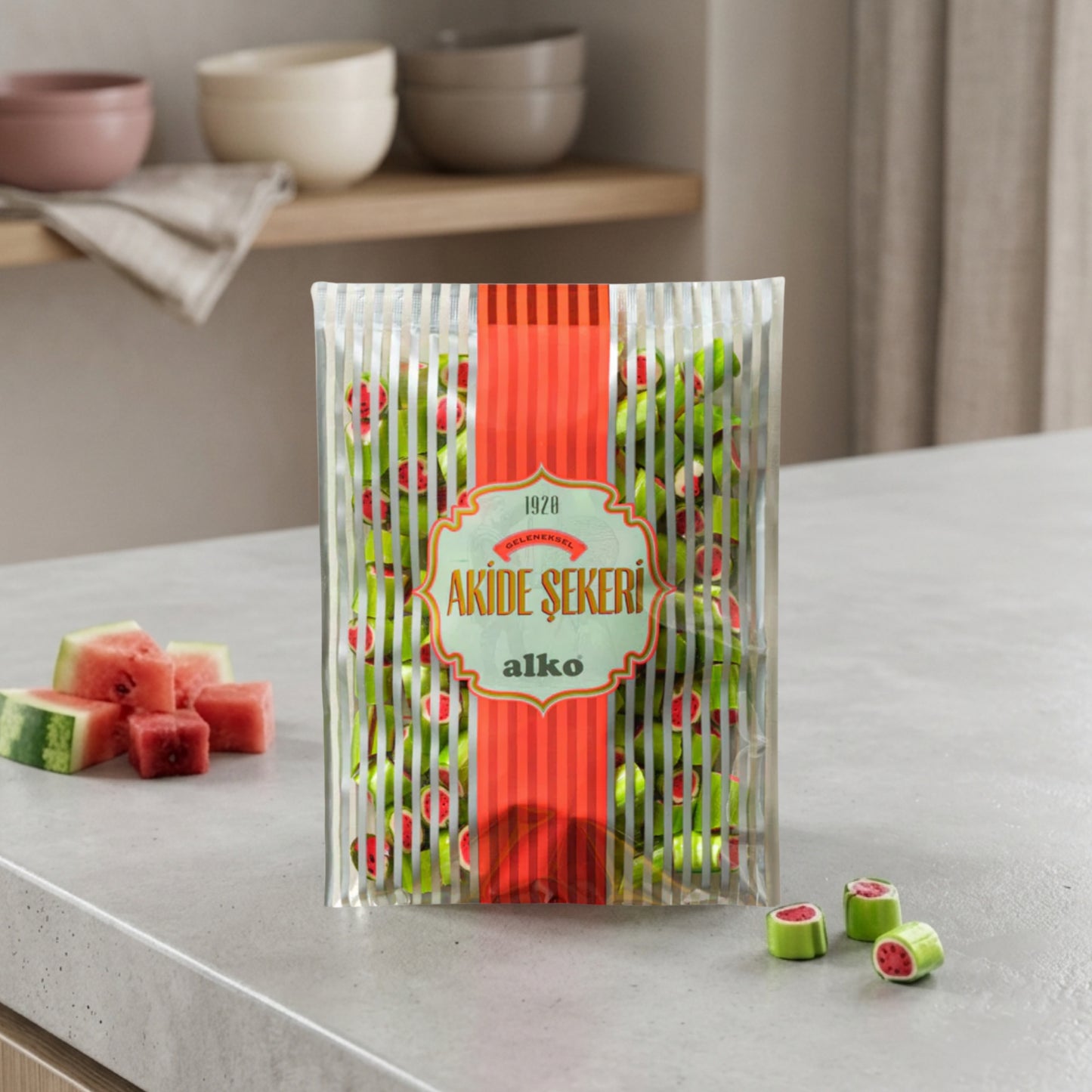 Candy Pops  Kırma Akide Şekeri Karpuzlu 50 gr