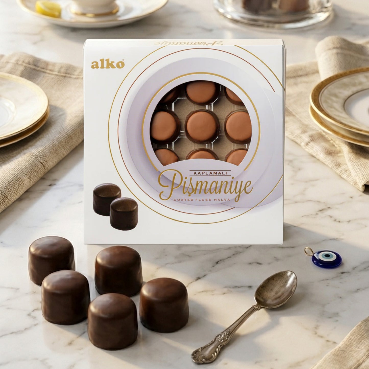 Kaplamalı Pişmaniye Büyük Boy 350 gr