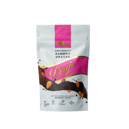 Bitter Çikolatalı Badem Draje 130 gr