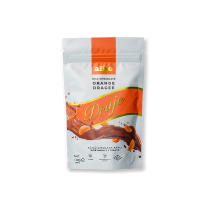Sütlü Çikolatalı Portakallı Draje 130 gr