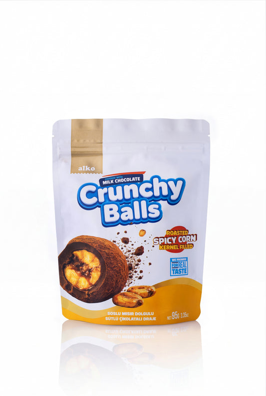 Crunchy Balls Soslu Mısır Draje 95 gr