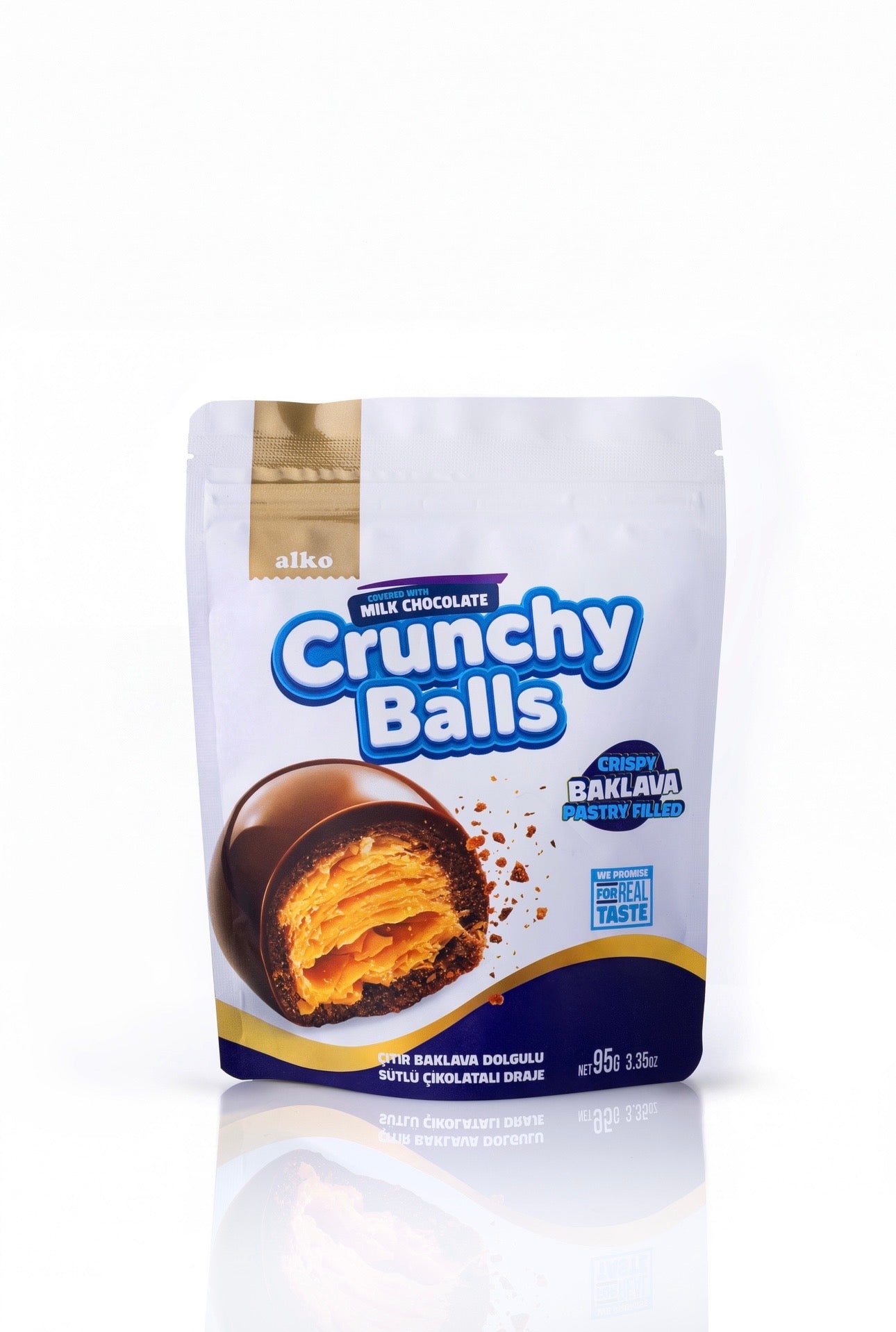 Crunchy Balls Çıtır Baklavalı Draje 95 gr