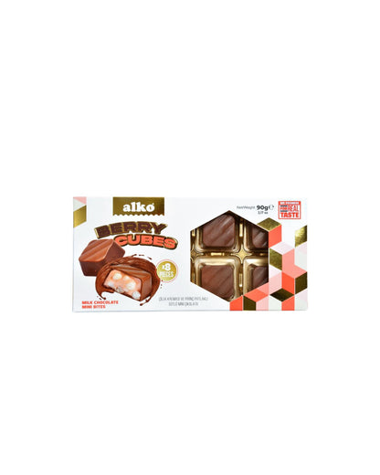 Berry Cubes Çilekli Krema Dolgulu Çikolata 90 gr
